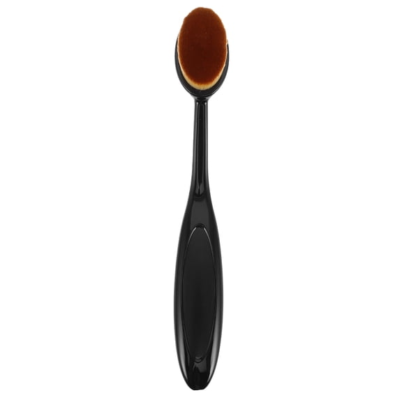 KONTONTY Highlighter Makeup Brush with Soft Synthetic Bristles and Ergonomic Handle Design