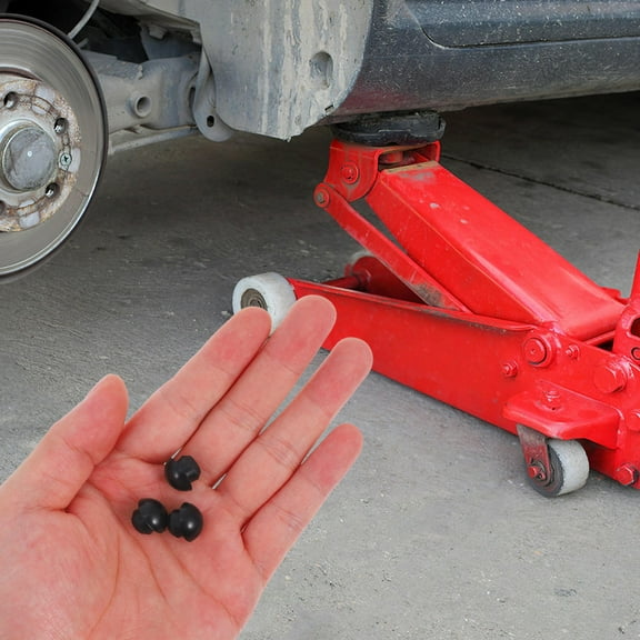 KONTONTY Hydraulic Jack Oil Plugs with Rubber Seal for Car Accessories Black 12Pcs Universal Fits Horizontal