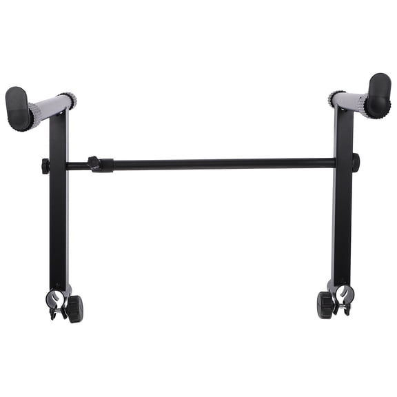 KONTONTY Heavy-Duty Universal Keyboard Stand, Black, Iron Construction with Scratch-Resistant Pads