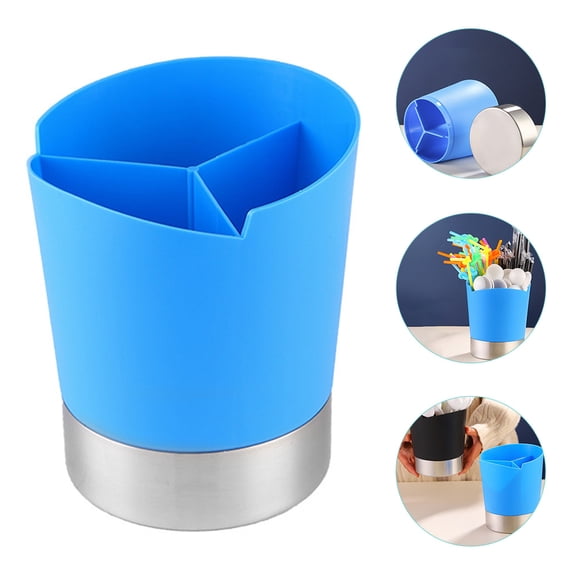 KONTONTY Scratch Resistant Kitchen Utensils Holders Utensil Box Plastic 1Pack