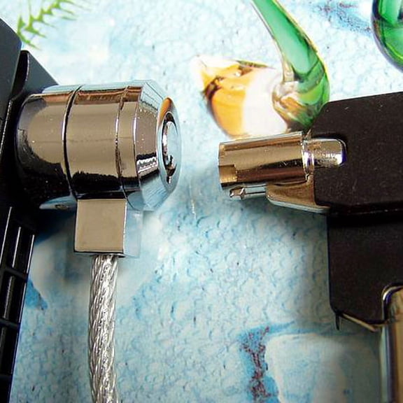 KONTONTY Kontonty Laptop Lock Alloy Cable Prevents Theft for Notebooks