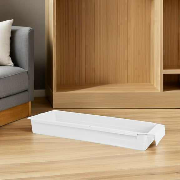 KONTONTY Sewing Machine Table Drawer Plastic Storage Box with Heavy Duty Rails for Home Use