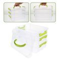 thumbnail image 1 of KONTONTY Transparent PP Storage Box with Lockable Buckles for Kitchen Organization and Secure Food Storage, 1 of 8