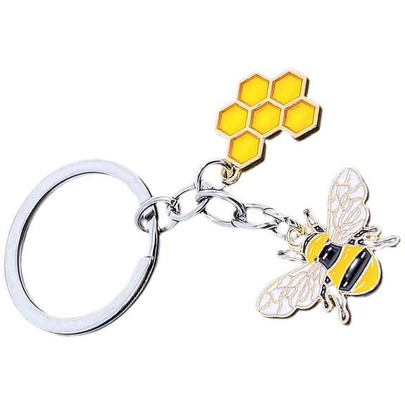 KONTONTY Cute Keychain Zinc Alloy 1 Set Backpack Charm Pendant Daily Use Accessory
