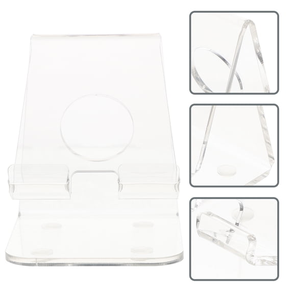 KONTONTY Lightweight Acrylic Phone Display Holder for Mobile Storage and Showcase