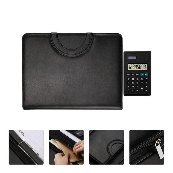 KONTONTY 1Pcs Minimalist Professional Design Conference Folder for Work Colleagues Interviews