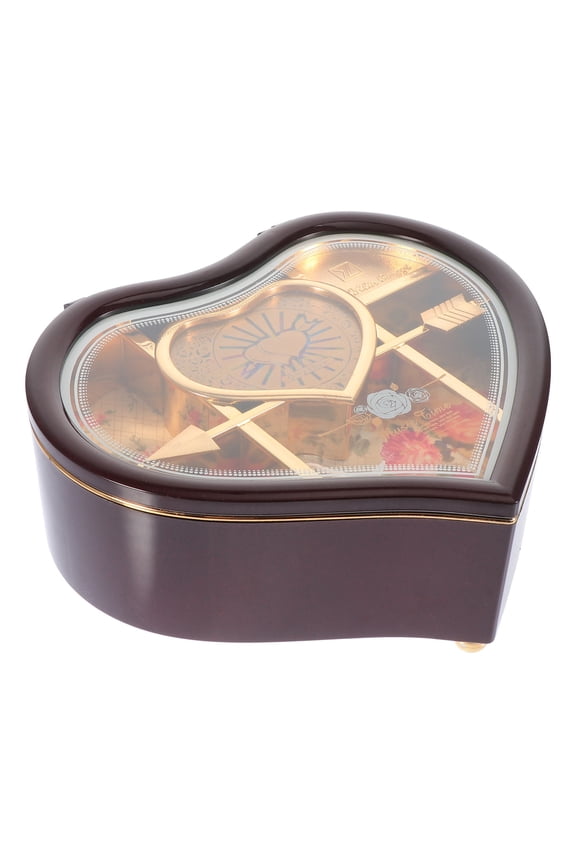 Musical Jewelry Box for Women Heart Shaped Creative Design Giving 1Pack