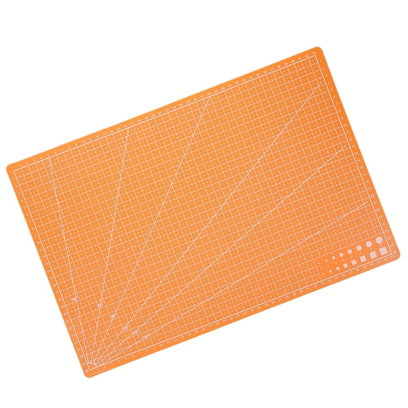KONTONTY PP Orange Craft Cutting Board for Home Use Protecting Surfaces during Engraving and DIY Work