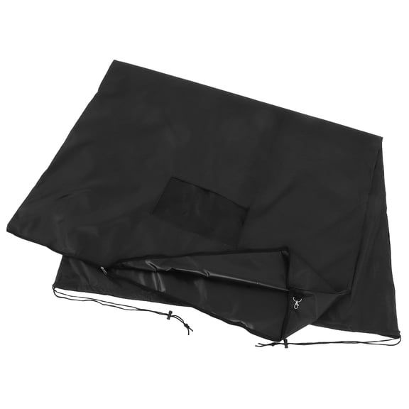 KONTONTY Outdoor Tool Organizer And Garden Tool Storage With Leaf Collection And Lawn Tool Organizer For Garage Black