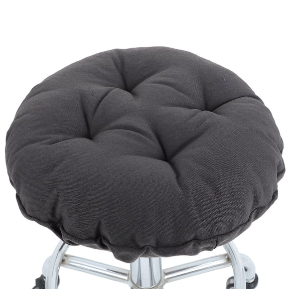 KONTONTY Padded Round Stool Cover With Elasticized Edge For Barstools And Footstools Soft And Comfortable Stool Surface Cover Nonslip Stool Seat Cover