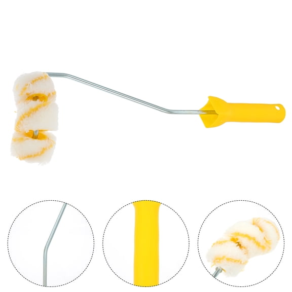 KONTONTY Painter Refill Brush White Roller for Pipes Poles and Steel Bar Painting