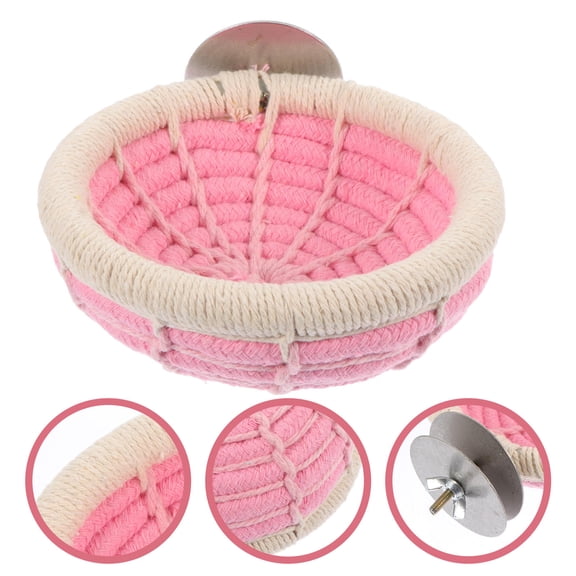 KONTONTY Birds Hatching Nest White Cotton Shelter for Indoor and Outdoor Use 1Set