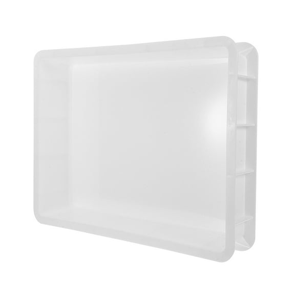 KONTONTY Pizza Dough Storage Tray Reusable Stackable Dough Proofing Container Commercial Dough Tray No Lid Easy Monitoring Proofing Container