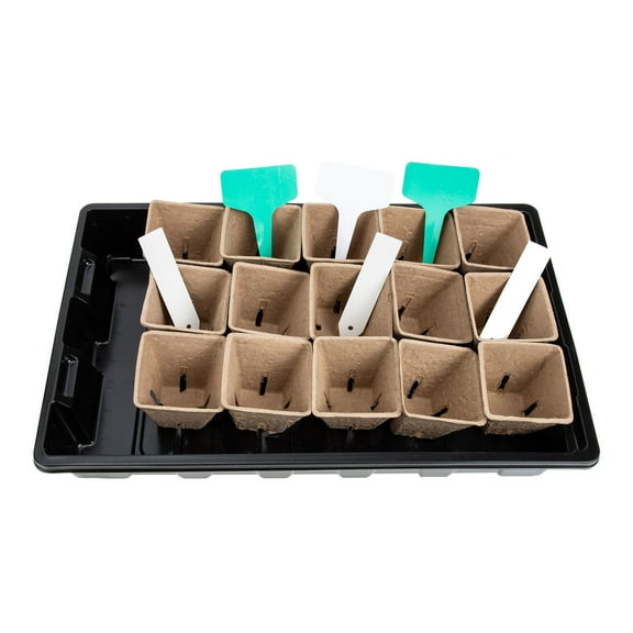 KONTONTY Plant Starter Cups Set of 1 Plastic Pots with Air Permeability for Growing