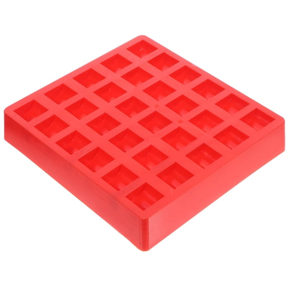 KONTONTY Plastic Coin Collection Box Red Coin Holder Suitable for Dollar Plated Silver and Collecting Coins