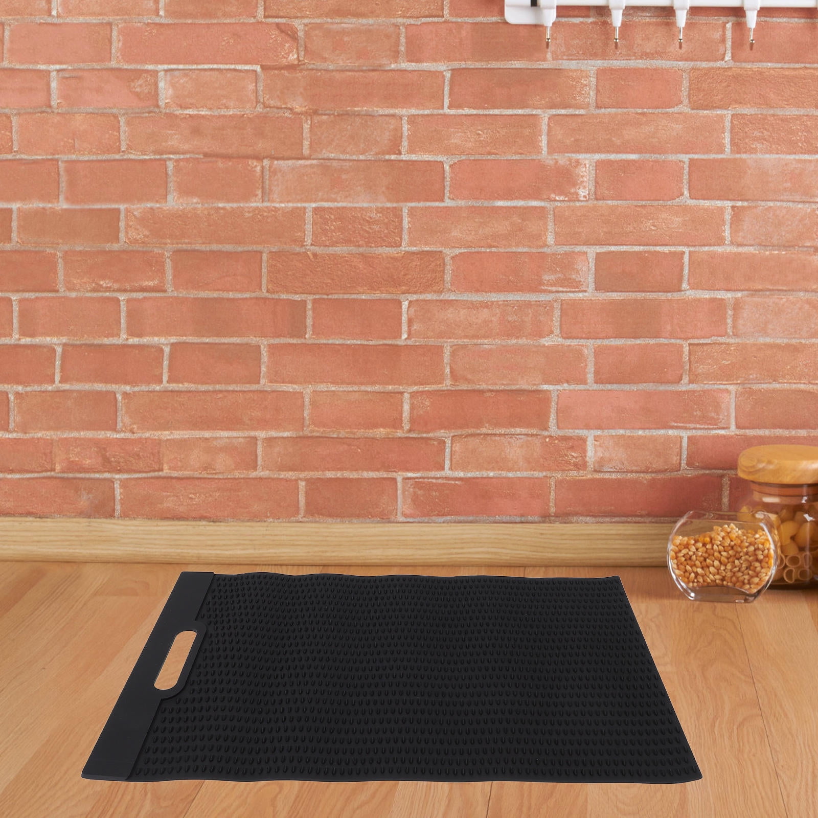 NonSlip Fish Fillet Mat For Filleting, Cutting, Cleaning - Heavy Duty Rollable Cutting Board - No Need Fish Grippers - Large Size (14 * 24", Black