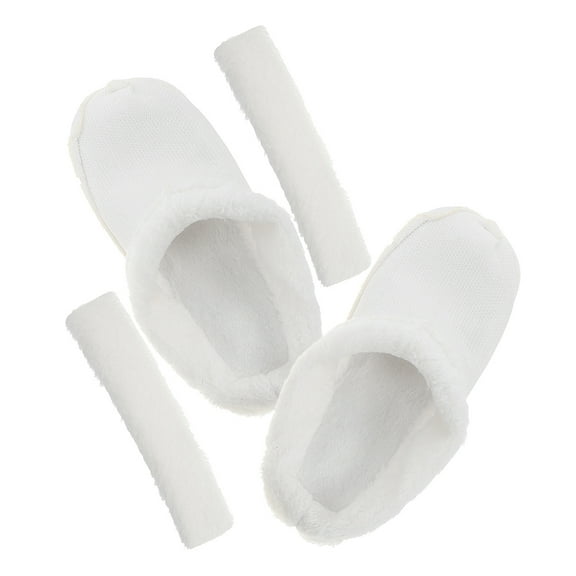KONTONTY Plush Shoe Liners with Breathable Hole Design, Removable Warm Boot Inserts for Winter Comfort, 1 Pair
