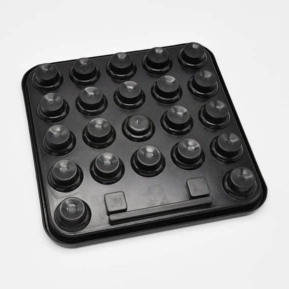 KONTONTY Pool Accessories Storage Container Black Plastic Ball Holder 1Pack