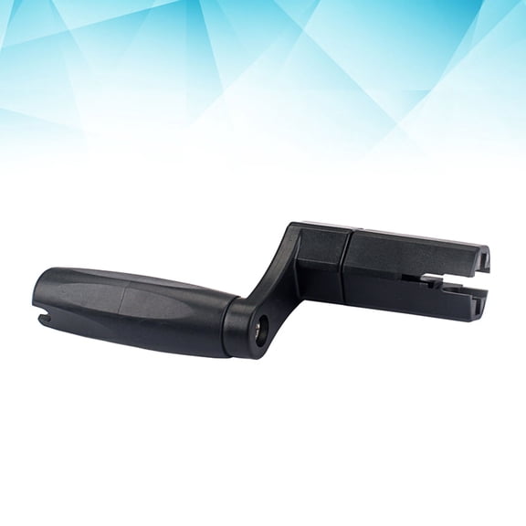 KONTONTY Portable Black Guitar String Winder and Pin Remover with Drill Hexagonal Adapter