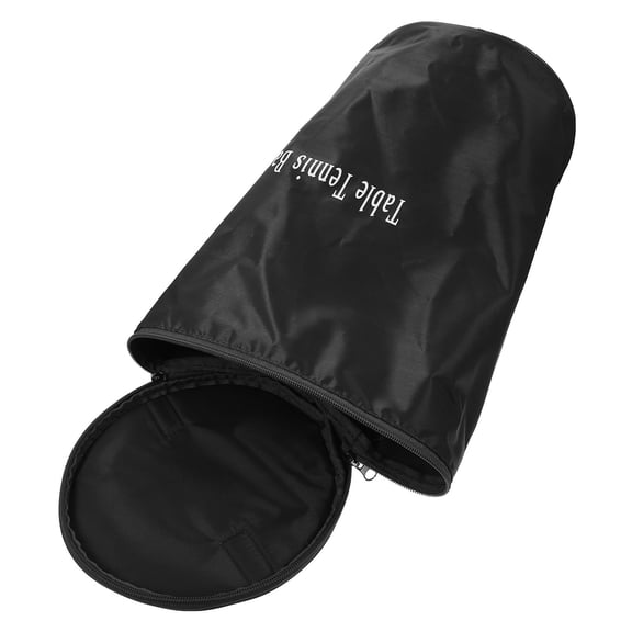 KONTONTY Portable Blue Table Tennis Bag with Zipper Made of Durable Oxford Cloth