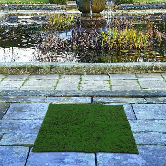 KONTONTY Turf Carpet Green Minimal Shedding Office Decor Wedding Decorations 1Pack 19.7X19.7X0.4In