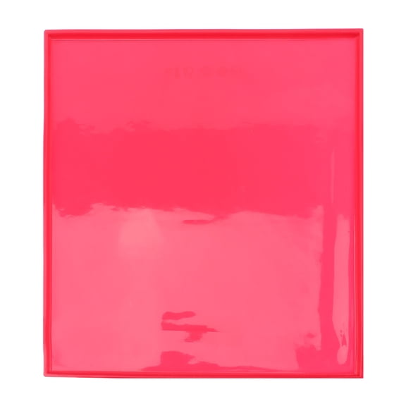 KONTONTY Red Silicone Baking Mat Non-Stick Flexible Kitchen Sheet for Cake, Pastry, and Oven Use