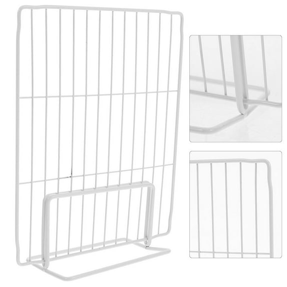 KONTONTY Refrigerator Partition Board Chest Freezer Wire Divider Mesh Grid Drawer Separators Fridge Internal Standing Shelf Organizer Dividing Partition Plate For Ice Cream