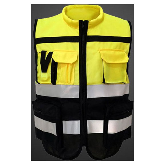 KONTONTY Safety Vest with Strong Reflective Effect for Riding Durable Washable Visibility Gear