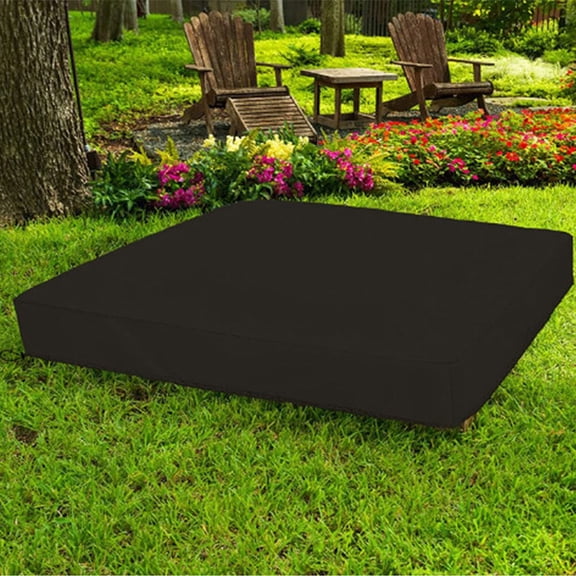 KONTONTY Black Canopy Cover for Children's Sandbox Play Equipment, 1 Set Protector