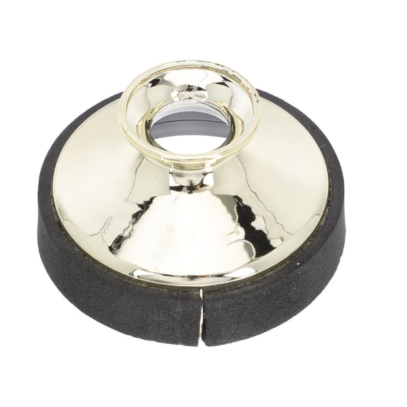 KONTONTY Lightweight Black Plastic Alto Saxophone Mute Easy to Install Practical Musical Instrument Accessory