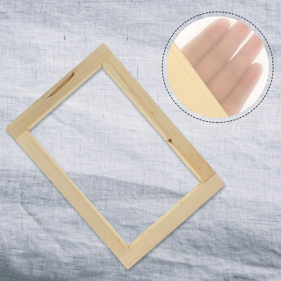 KONTONTY Screen Printing Frame Wood Chocolate 1Set for Artists Custom Design