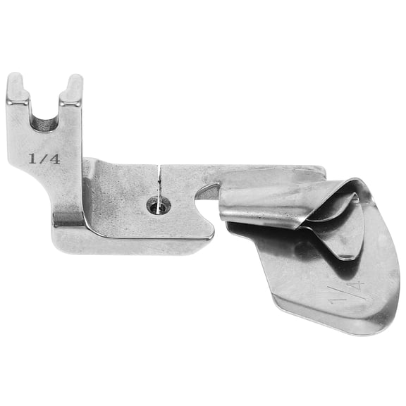 KONTONTY Sewing Machine Binder Silver Stainless Steel Practical Presser Foot for Home Use, Perfect for Beginners and Professionals