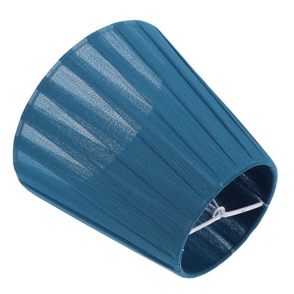 KONTONTY Chic Blue Cloth Lampshade for Home Lighting Easy Install 1Pc