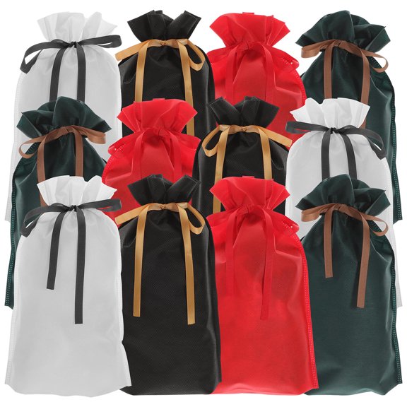 KONTONTY 20Pcs Small Storage Bag Green Polyester Fiber for Candies Kids Party