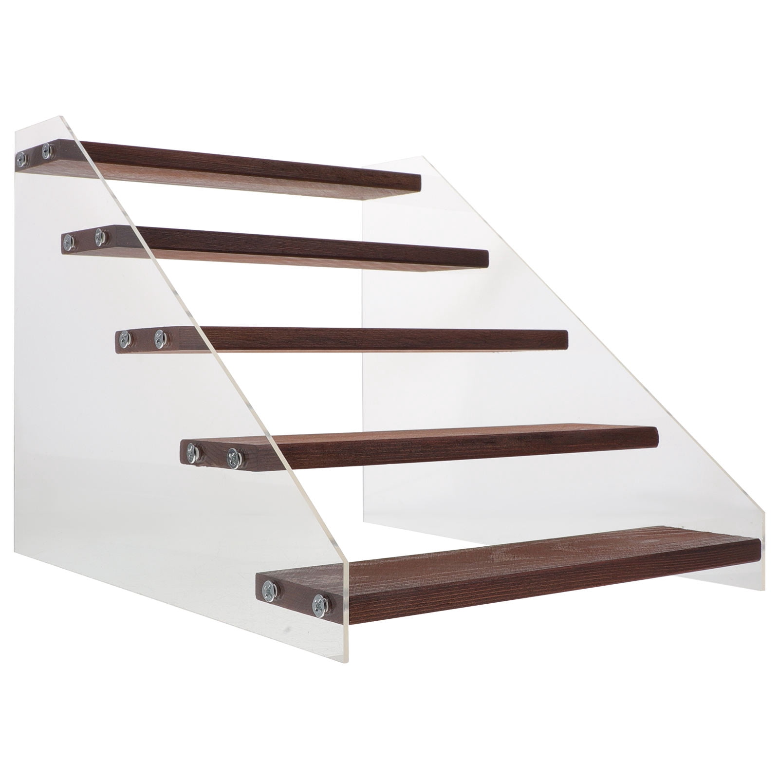 KONTONTY Solid Wood Storage Rack Riser Shelves for Display Tiered Stand ...