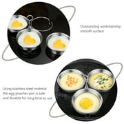 KONTONTY Stainless Steel Kitchen Pan Set, Easy to Demould, Plated Cookware