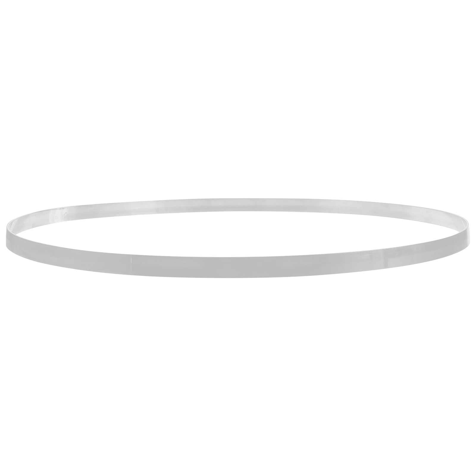 KONTONTY Stainless Steel Foot Bath Bucket Retainer Hoop for Daily Use Silver Color Ensures Secure Fit and Longevity