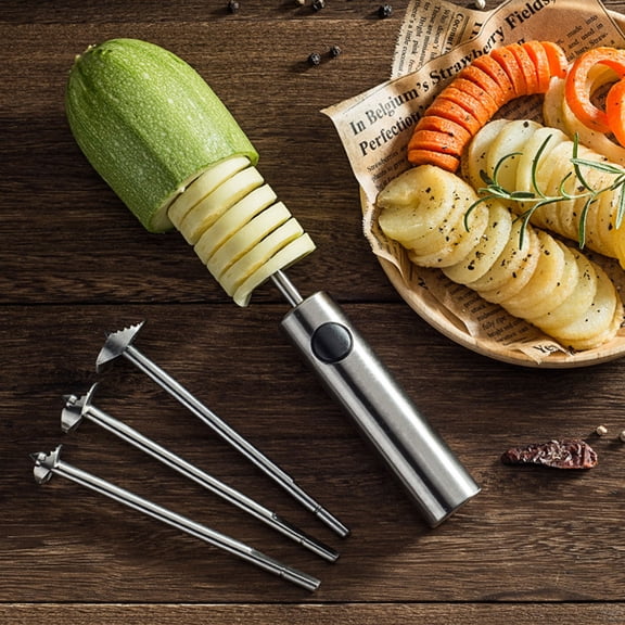 KONTONTY Kitchen Gadget Stainless Steel Core Remover Tool for Fruits and Vegetables