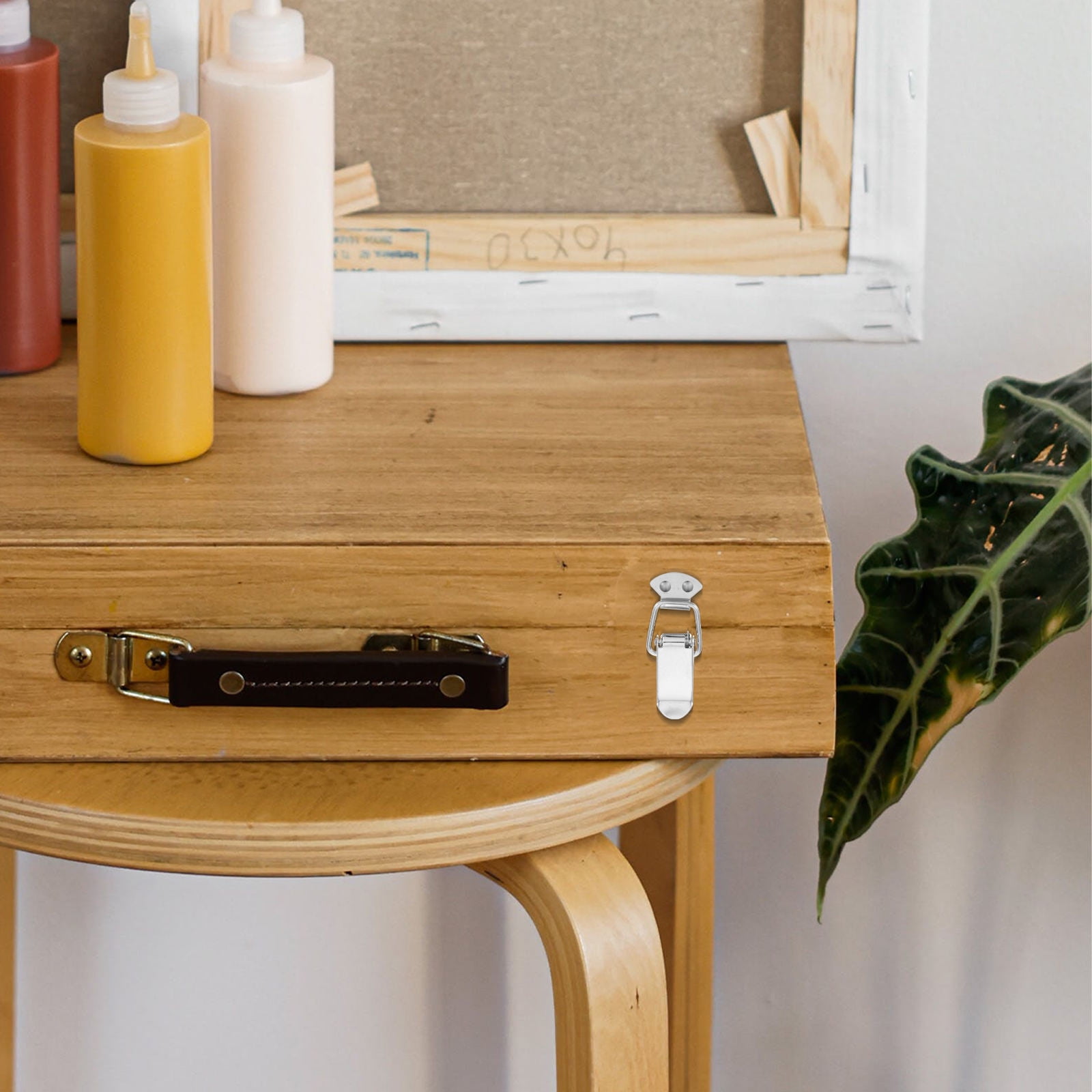 KONTONTY Stainless Steel Spring Loaded Toggle Latch Clamp Secure Clasp ...