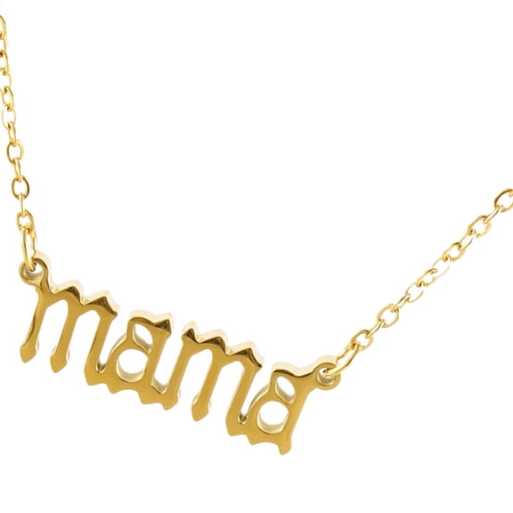 KONTONTY Adjustable Golden Neck Chain Jewelry Gift for Mother Ideal for Birthday Or Mother's Day Present