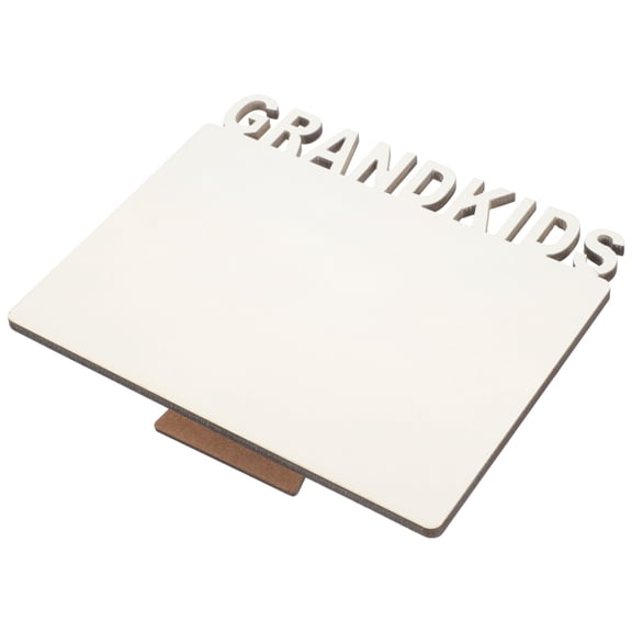 KONTONTY Beige Sublimation Slate Blank Photo Frame Table Ornament for DIY Craft Home Party Decor