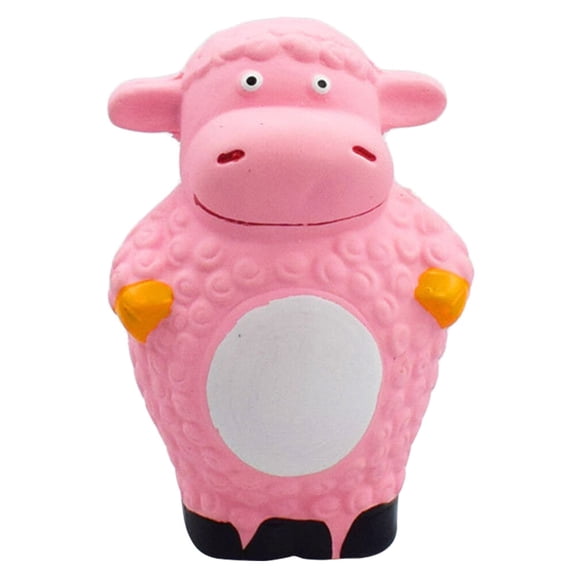 KONTONTY Teething Toy Puppy Bite for Puppies Latex Pink 1Set