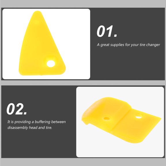KONTONTY Tire Disassembling Tool Cover Yellow Protective Pad for Tire Changer Machine