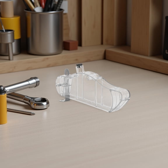 KONTONTY Transparent Circular Saw Guard for Table Saw with Integrated Dust Collection Hood