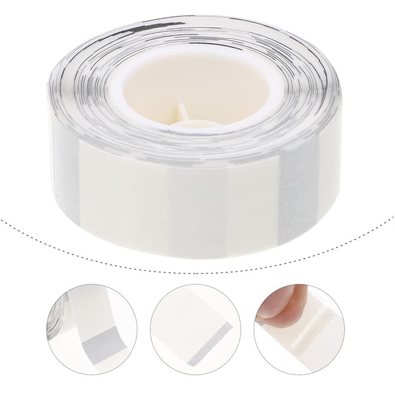 KONTONTY Transparent Label Printer Tape for Decor SelfAdhesive Clear PET Tape Ideal for Marking Bottles Boxes 1 Roll