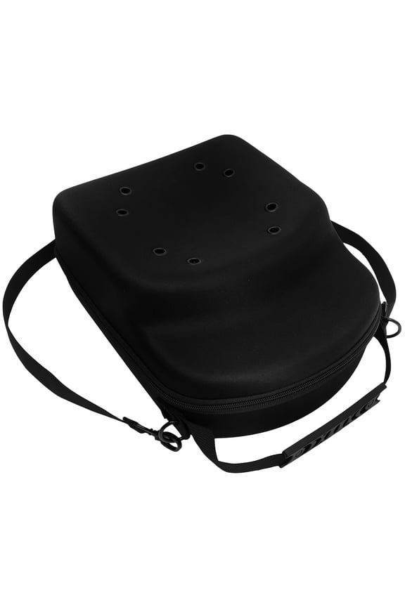Travel Hat Case Black Protective Storage Box for Baseball Caps Organizer
