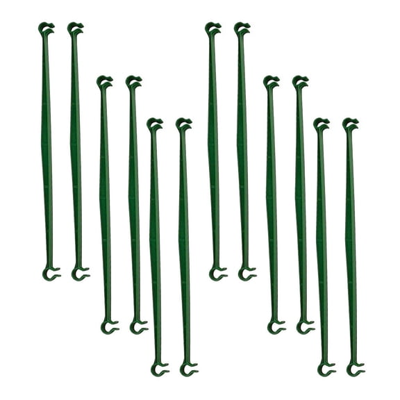 KONTONTY 12Pcs Expandable Stake Arms for Garden Plant Support and Tomato Cage Connectors