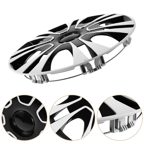 KONTONTY Car Wheel Hub Cap Assorted Color Plastic Easy Installation Protector