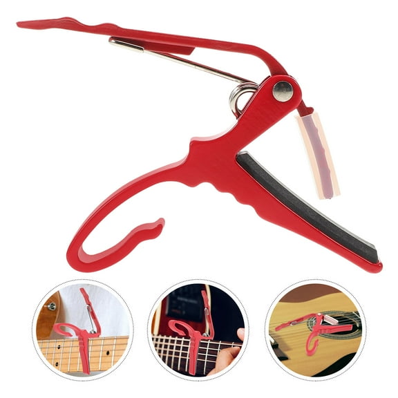 KONTONTY Universal Guitar Capo Quick Guitar Capo Heavy Duty Capo for Acoustic and Electric Guitars