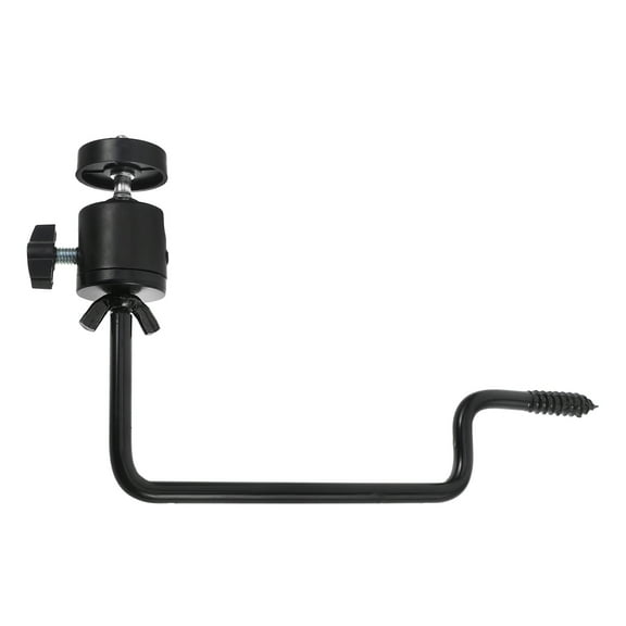 KONTONTY Versatile Metal Camera Mount for Outdoor Use Black Stable and Reliable with 360degree Rotation Lightweight and Portable